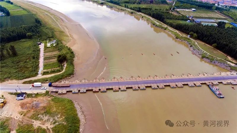 济南辖区15座黄河浮桥通车，东大浮桥将完全拆除