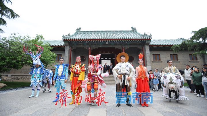 一年四季 泉在济南丨上古“神兽”走进山东古建筑博物馆 游客感受古建筑和传统文化之美