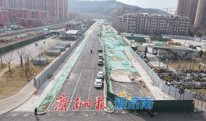 项目强省会｜腊山河西路南延半幅道路放开通行，周边路网连通成环