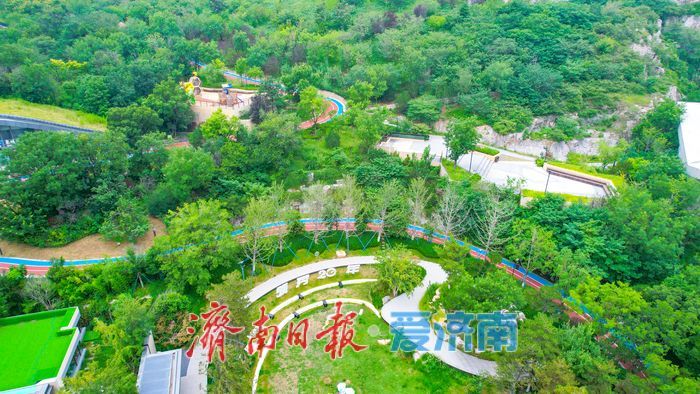 十里步道串联“城市绿肺” 航拍视角解锁济南 “小众秘境”