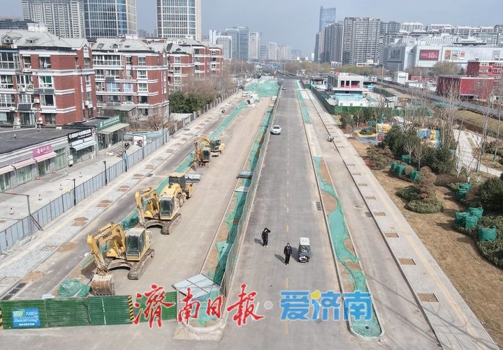 项目强省会｜腊山河西路南延半幅道路放开通行，周边路网连通成环