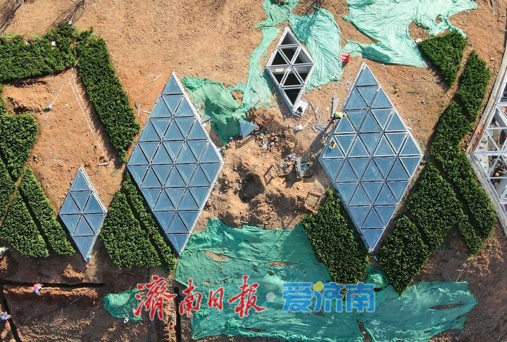 项目强省会｜拱形结构“挑起”绿意盎然，济南轨交4号线“最浅车站”打造诗意泉城新风景