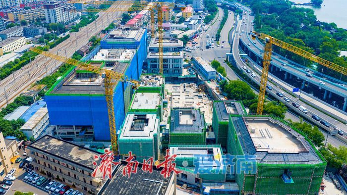 紧邻大明湖！济南角楼庄A地块加快建设，老城迎来全新商业街区