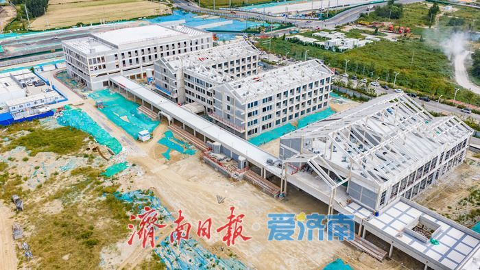 山东省实验中学鹊华校区中小学项目进入装修施工阶段