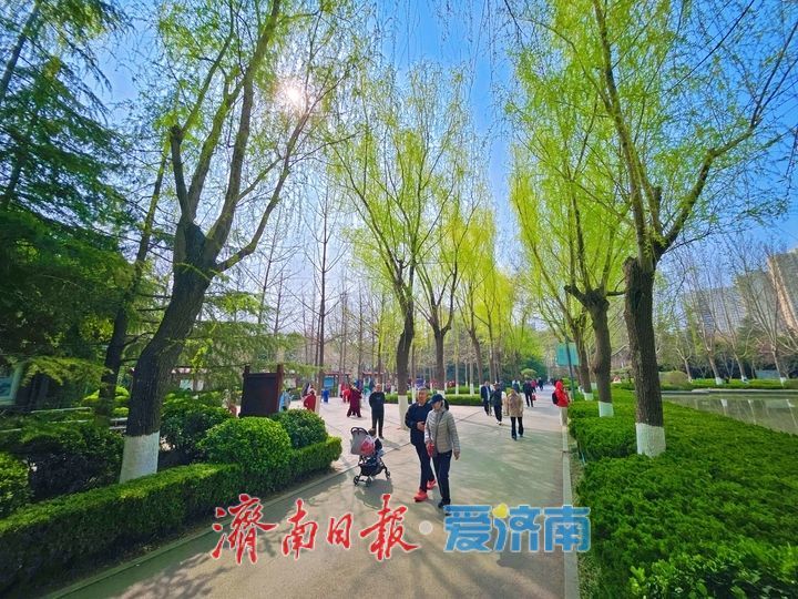 一年四季 泉在济南｜济南苗圃公园绽放春日生态美景
