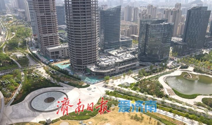 济南CBD绸带公园，生态与城市的完美融合