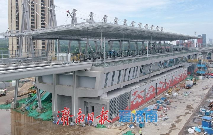 项目强省会｜济南轨交8号线山东大学站新貌显现