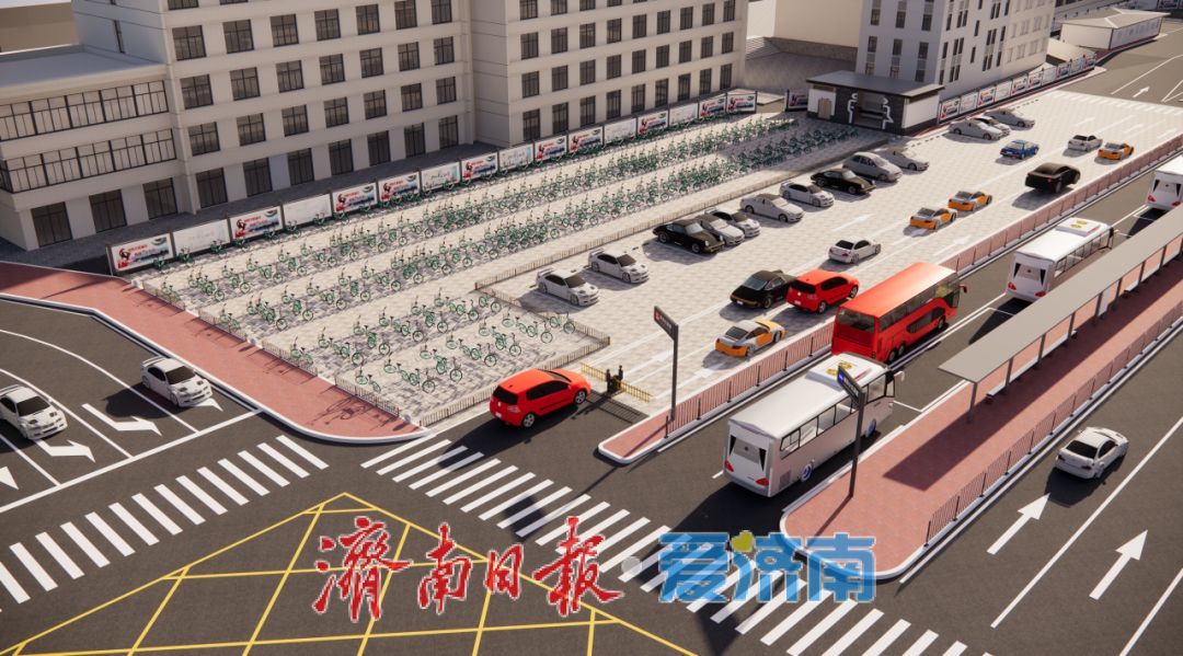即将启用！济南站南广场临时交通枢纽快“上岗”啦！