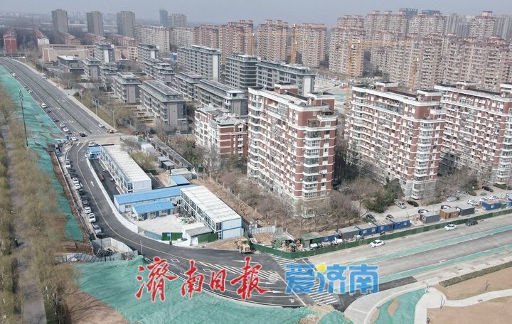 项目强省会｜腊山河西路南延半幅道路放开通行，周边路网连通成环