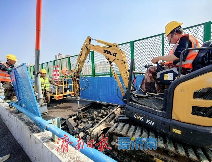 项目强省会｜济南纬六路高架桥大修工程正式开工