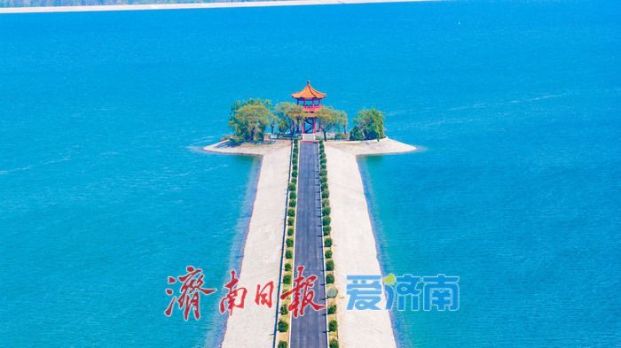 颜值实力双在线 济南玉清湖隔坝绘就水利生态新图景