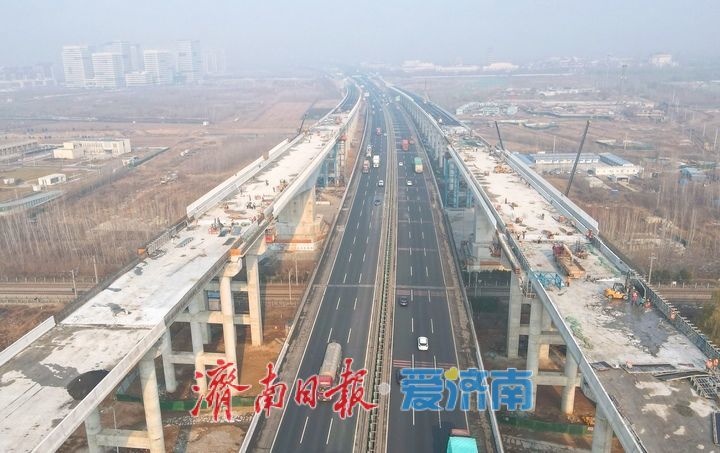 京台高速齐河至济南段改扩建冲刺年底通车