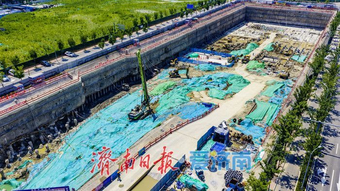 完善城市功能 激活片区活力 济南北湖核心地块项目有序施工