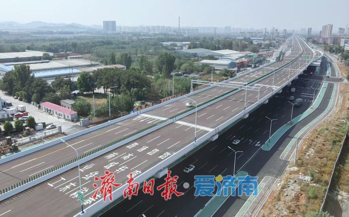山东省首条“8+8”城市高架快速路，工业北路快速路东延项目将于10月20日建成通车