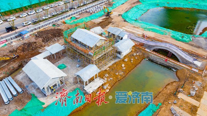 项目强省会｜济南中泺河景观改造加速推进，打造集“游娱学研行”于一体的城市活力走廊