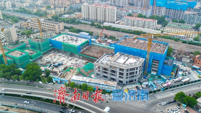 角楼庄A地块建设工程稳步推进 老城更新再提速