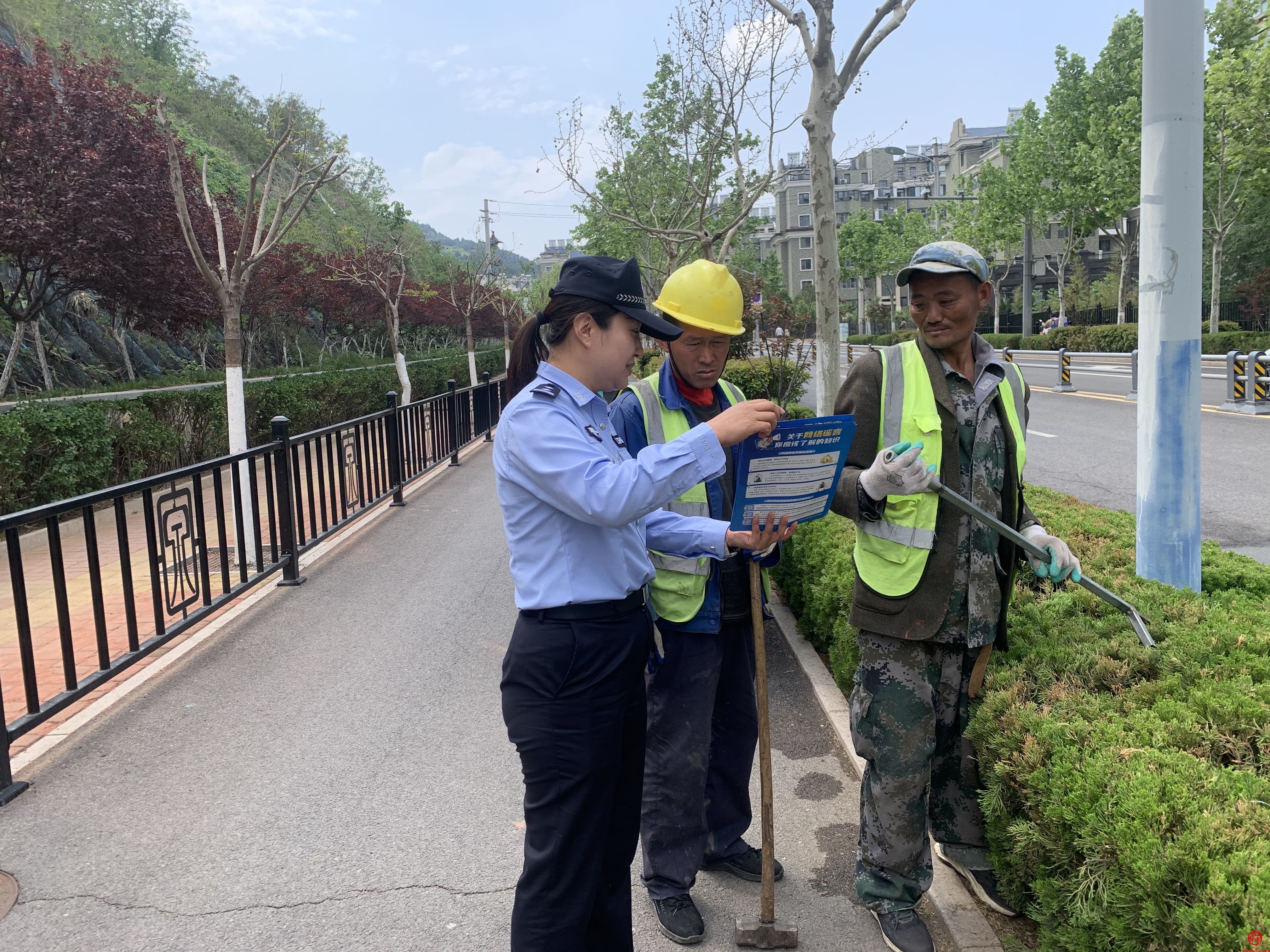 历下公安：“打谣”宣传进社区 守护晴朗网络家园