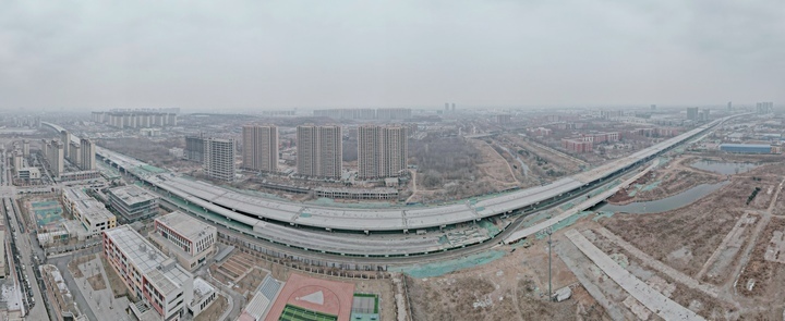 项目强省会｜济南工业北路快速路东延工程既有桥梁顶升到位