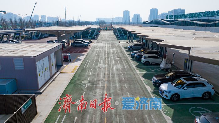 济南绿色充电示范站受热捧，超三分之二充电桩持续运转