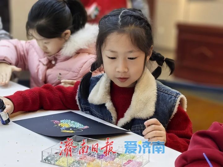 “泉”在济南过大年丨观骐骥文物 嵌匠心螺钿——济南市博物馆开展非遗主题体验活动