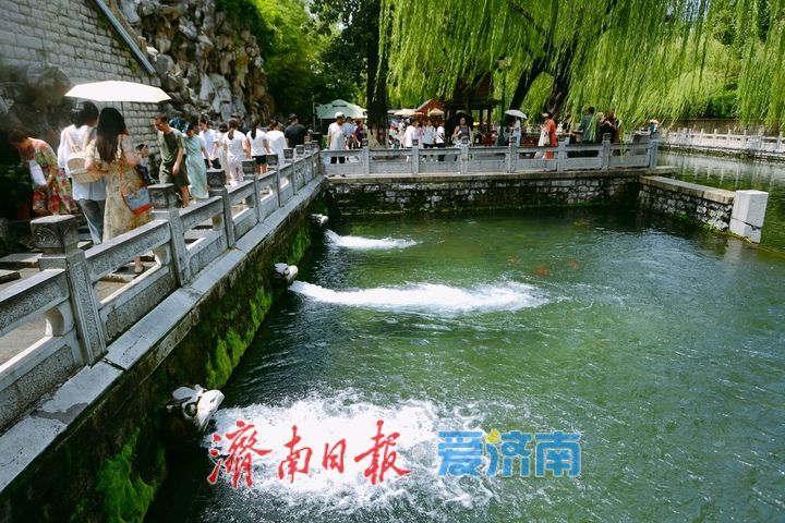 212天后，济南黑虎泉水位再度突破30米大关