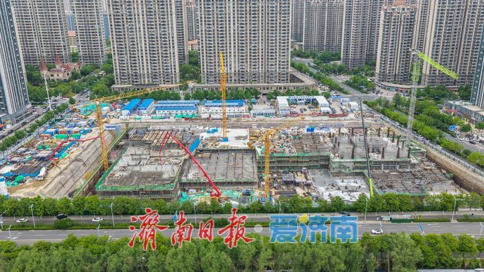 项目强省会｜中央公园北地块项目主体施工全面展开