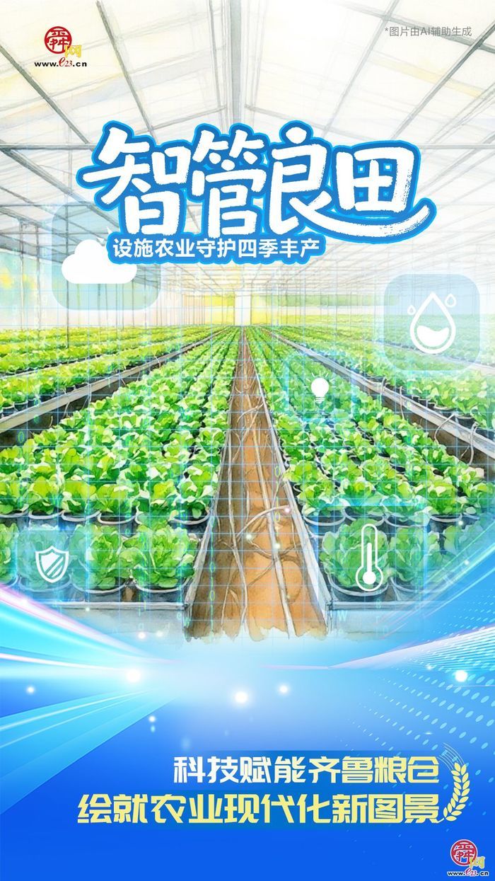 主题海报丨科技赋能齐鲁粮仓 绘就农业现代化新图景