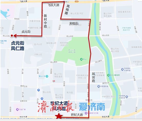 注意！9月29日起，济南M3路公交优化调整部分运行路段