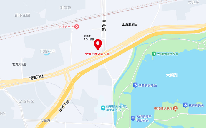 为回应群众“推门见绿、出门入园”的美好愿景 天桥区北坦市民公园正式对外开放