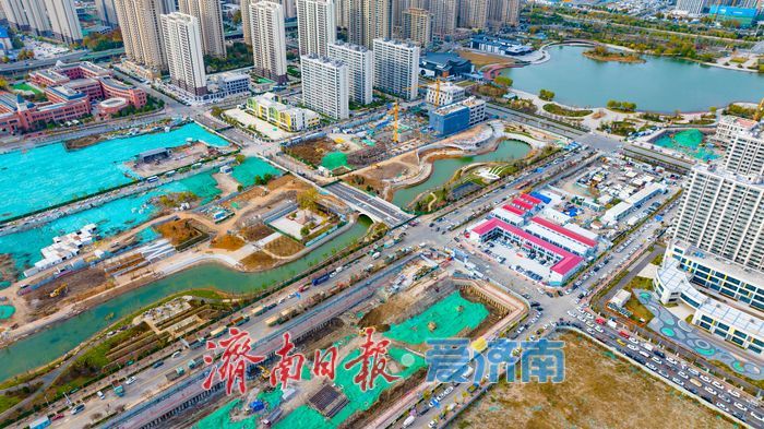 项目强省会｜济南中泺河景观改造加速推进，打造集“游娱学研行”于一体的城市活力走廊