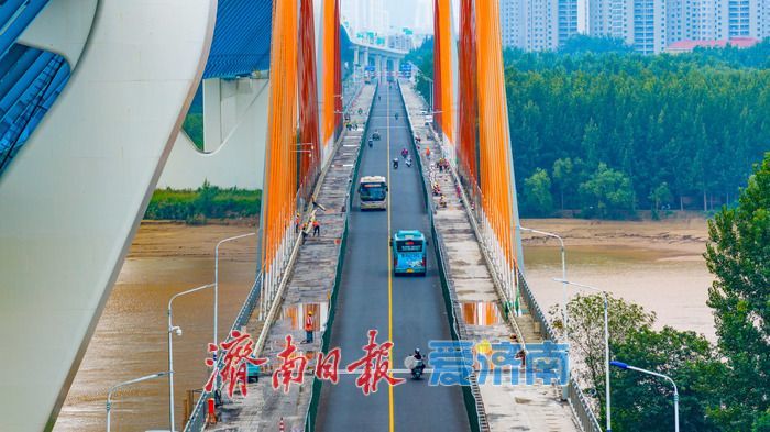 跨黄地标蝶变！济南黄河大桥大修有序推进 增设专用非机动车道