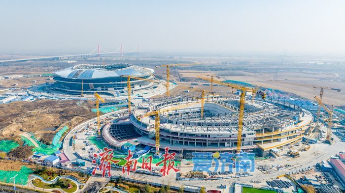 项目强省会｜济南黄河体育中心建设提速 打造齐鲁文体新高地