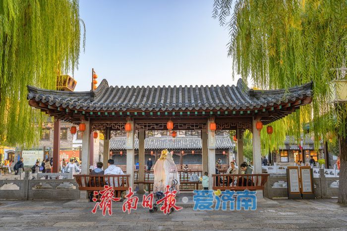 济南明府城：秋日古韵浓 老城画中游