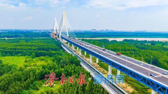 跨黄地标蝶变！济南黄河大桥大修有序推进 增设专用非机动车道