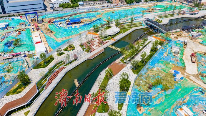 旧河换新颜！济南全福河景观提升初见成效，滨水生态长廊即将亮相
