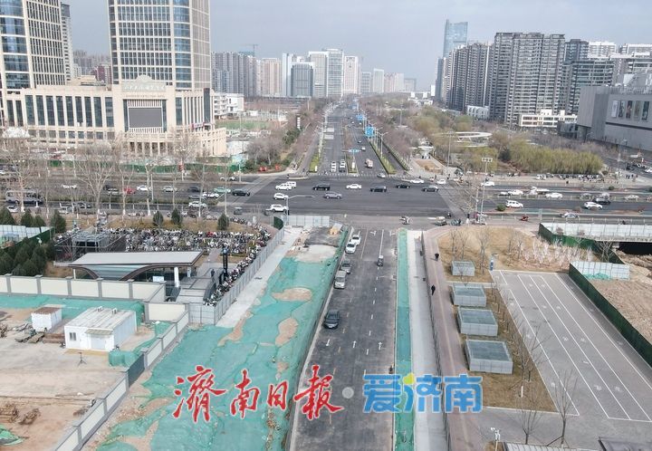 项目强省会｜腊山河西路南延半幅道路放开通行，周边路网连通成环