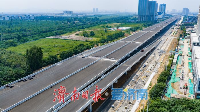 40 公里东西向快速大通道成型！济南工业北路东延提速建设