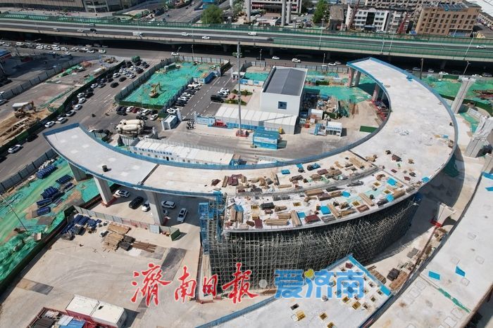 王舍人立交关键枢纽建设提速 主线轮廓雏形显现