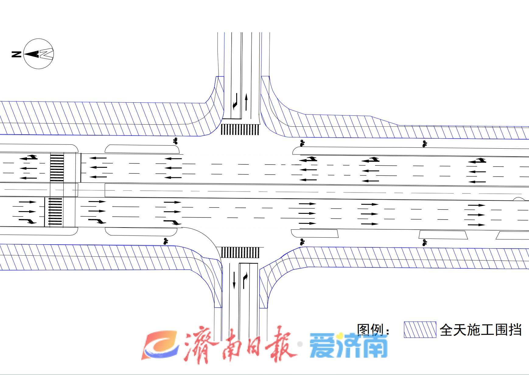 济南凤凰黄河大桥南延工程即将道路施工，怎么绕行看这里