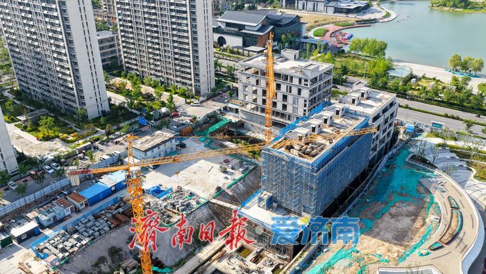 项目强省会｜济南市北湖核心区B-1地块项目建设稳步推进 打造区域商务新标杆