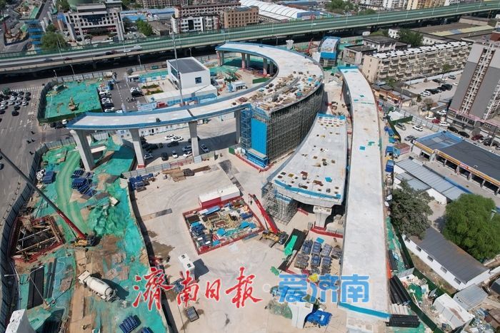 王舍人立交关键枢纽建设提速 主线轮廓雏形显现