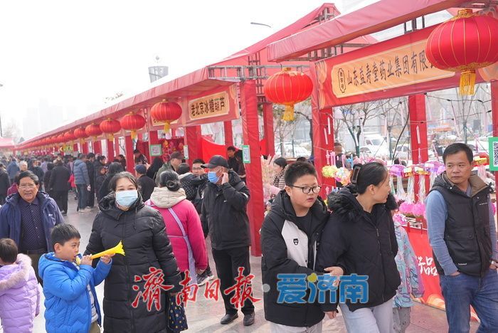 逛非遗好品大集 品泉城烟火年味