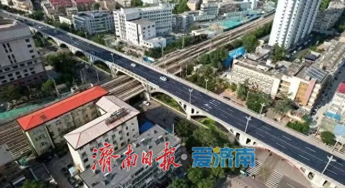 5月10日起，济南纬二路跨铁路天桥进入改造关键阶段