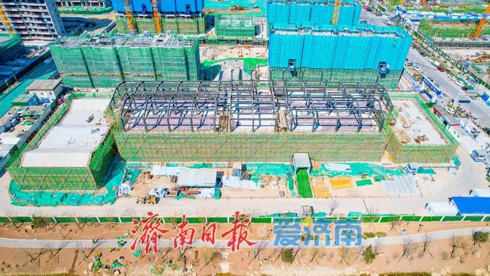 项目强省会｜济南历城区华山北片区15班幼儿园项目主体结构建设稳步推进