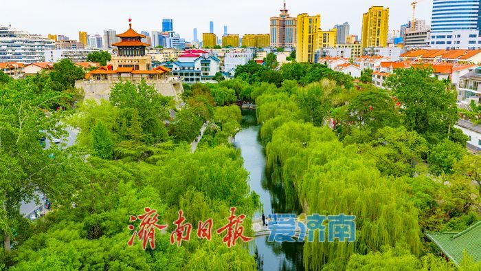 一年四季 泉在济南丨一泉一市一春日！黑虎泉畔水墨韵 花朝荟里烟火情