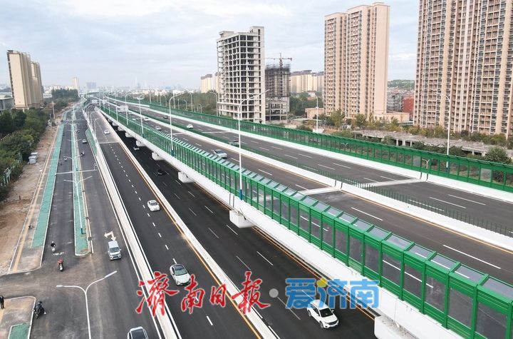 正式通车迎来首个早高峰，济南工业北路快速路东延“一路顺风”