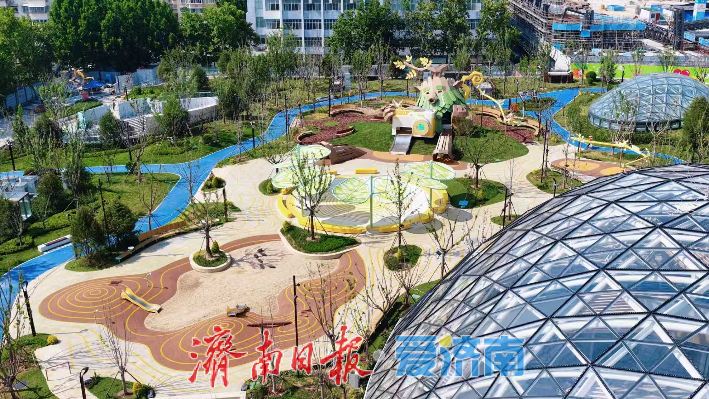 探索“公园+”，让城市更宜居，济南槐苑文化体育公园南地块即将开放