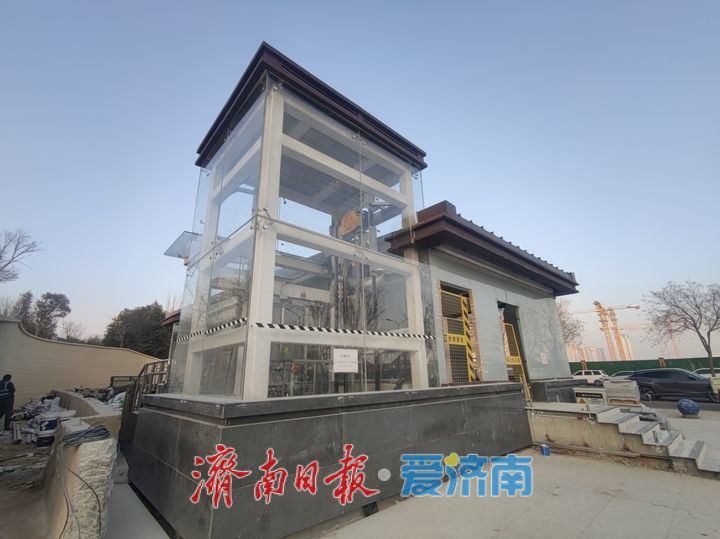 济南轨交6号线省会大剧院站出入口亮相