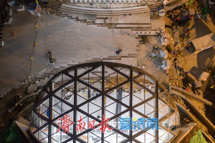 攻坚“最美车站”：泉城公园站昼夜冲刺保通车