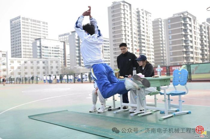 健康校园丨济南电子机械工程学校开展2026年春季体质健康测试